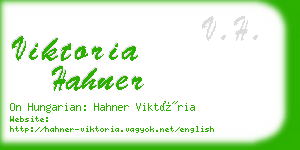 viktoria hahner business card